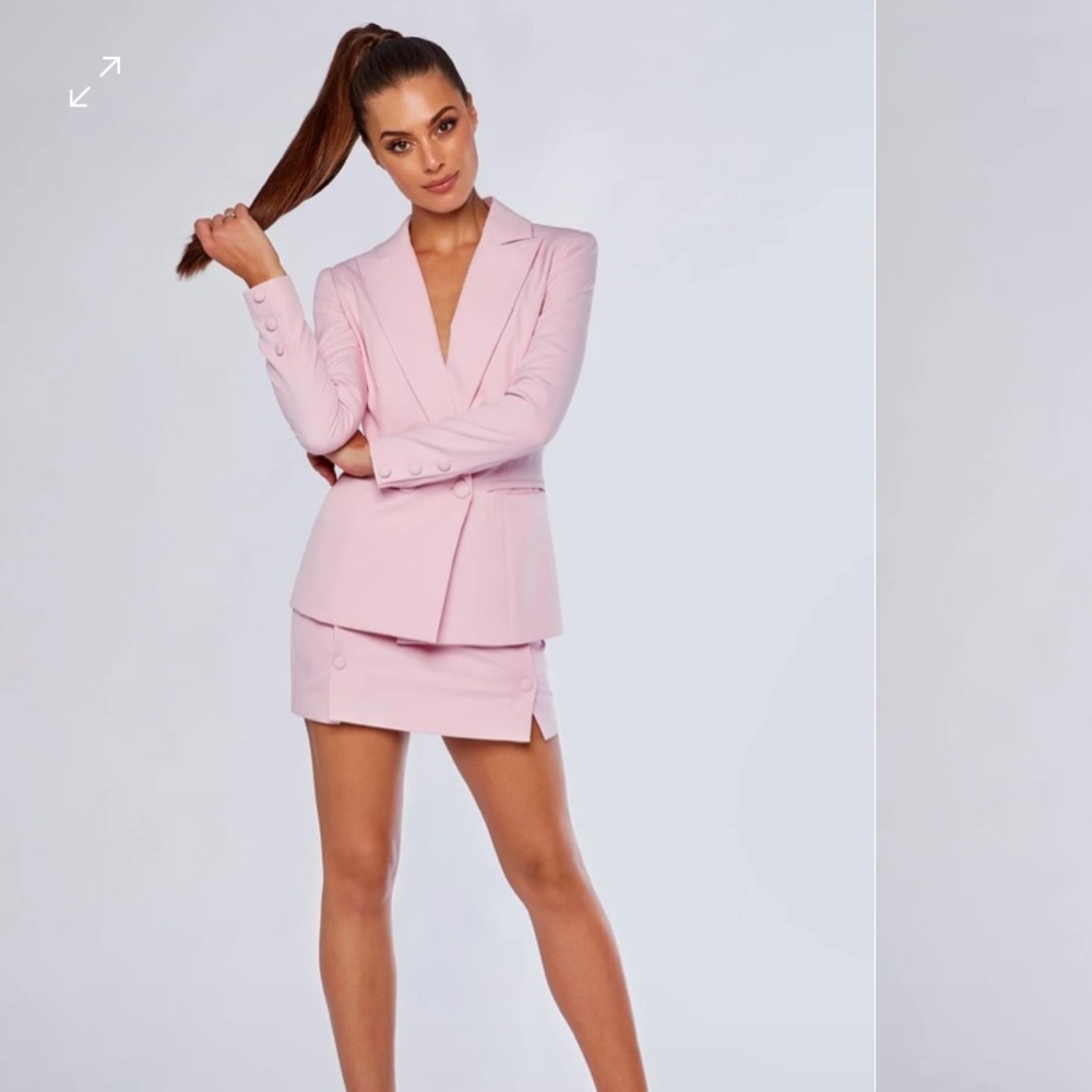 Meshki pink blazer